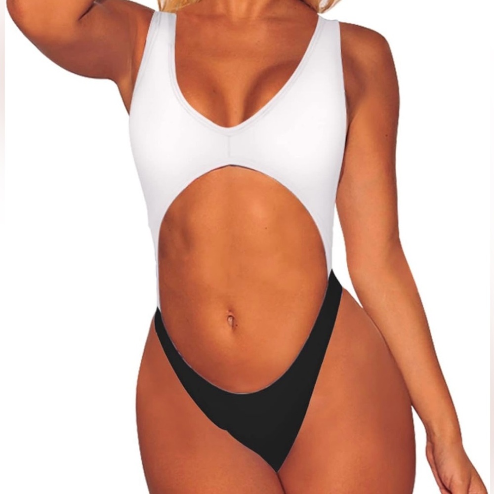 cut out one piece bathing suit